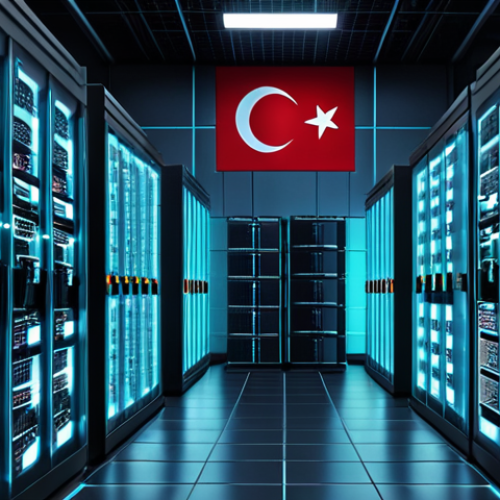 Home 15 **
"A futuristic data center, glowing servers, AI brain graphic overlay. Focus on automated database optimization. Cyberpunk aesthetic, Turkish flag colors subtly incorporated."
**