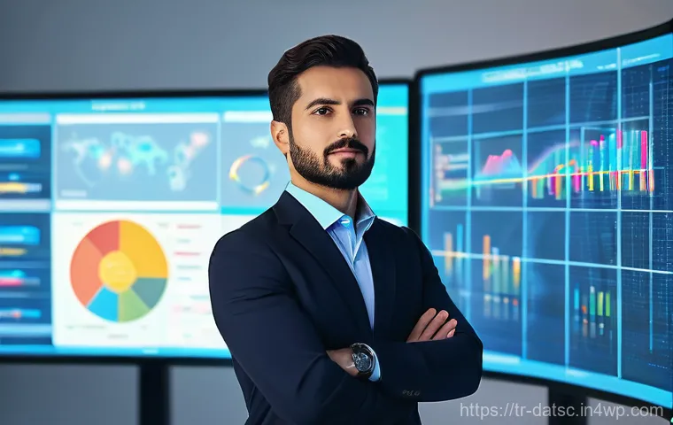 데이터베이스 유지보수 자동화 전략 - **Prompt:** A modern, professional DBA (Database Administrator), of Turkish descent, in a well-lit, ...