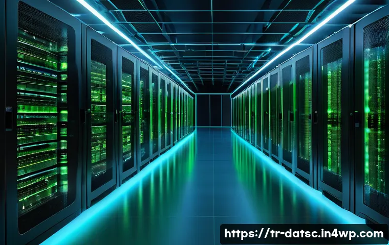 효율적인 데이터베이스 연결 관리 방법 - **Prompt for Connection Pooling:**
"A highly organized, futuristic data center interior, bathed ...