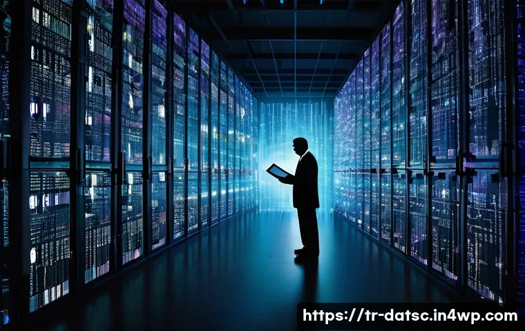 데이터베이스 용량 관리 최적화 전략 - **Prompt:** A vast, complex database system struggling under an overwhelming influx of new data. Ima...